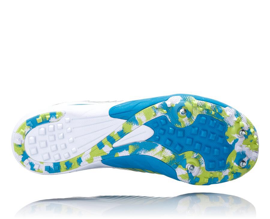 Spikes Atletismo Hoka One One Feminino Azuis/Verdes - Evo Xc - 207-DICVPS